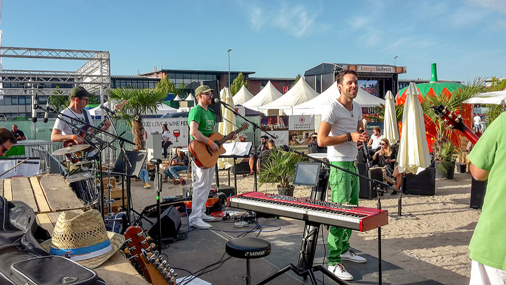 Impressionen der Band Palatine-six